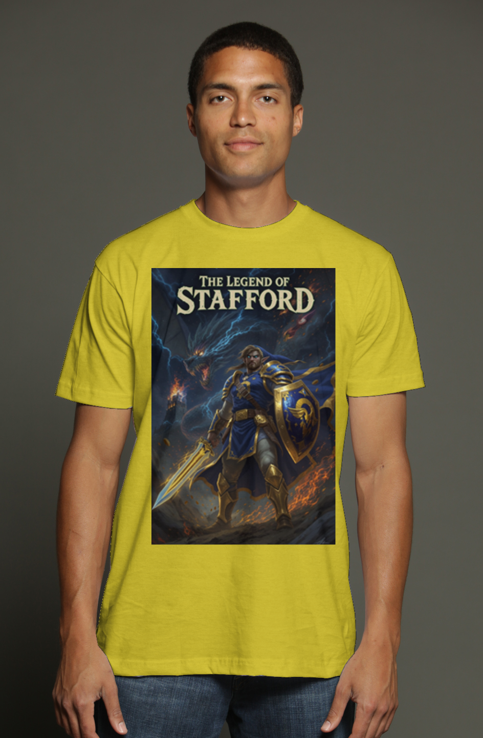 The Legend of Stafford - LA Rams Zelda Nintendo Fantasy Football triblend t shirt