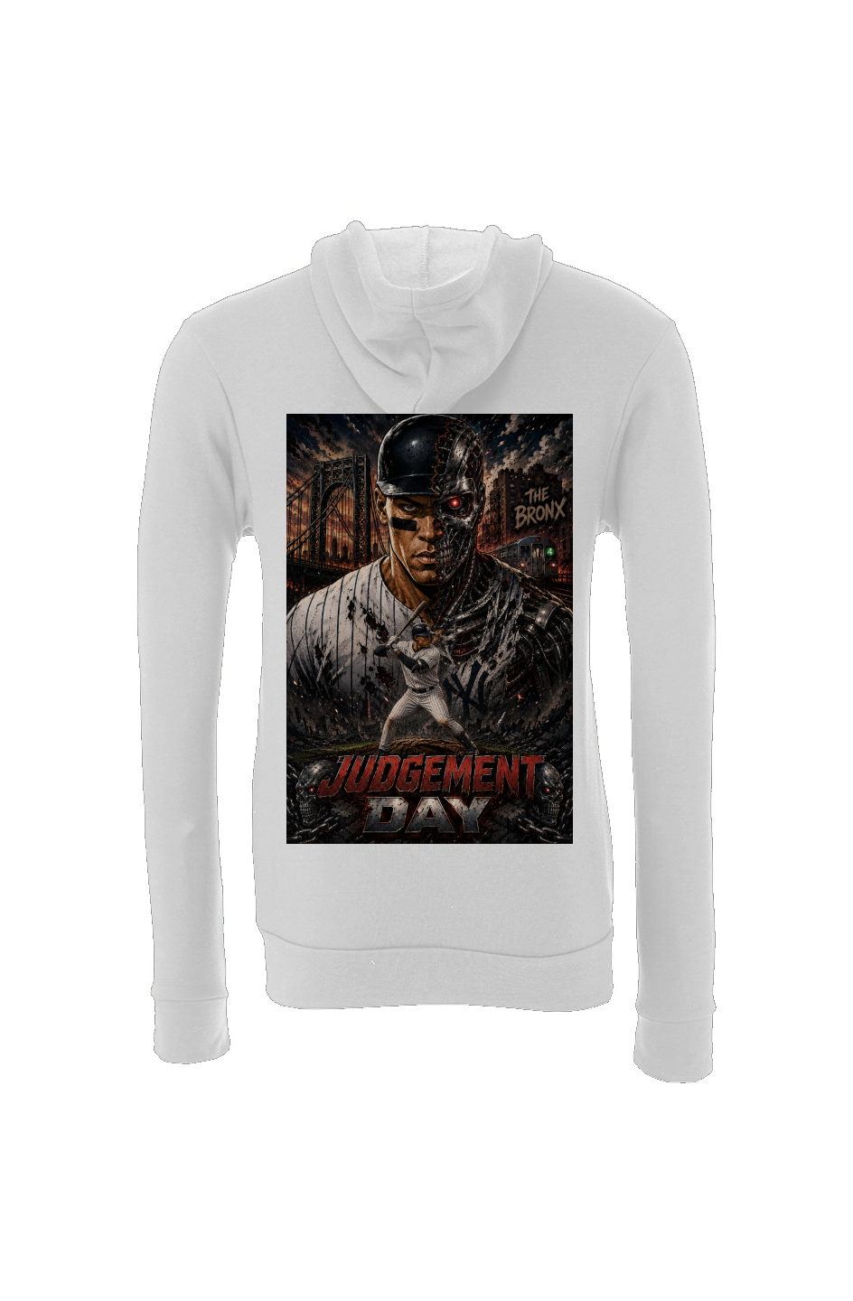 Aaron Judge - Terminator NY Yankees Fantasy Baseball Sponge Fleece Hoodie