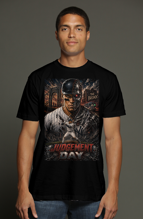 Aaron Judge - Terminator NY Yankees Fantasy Baseball triblend t shirt