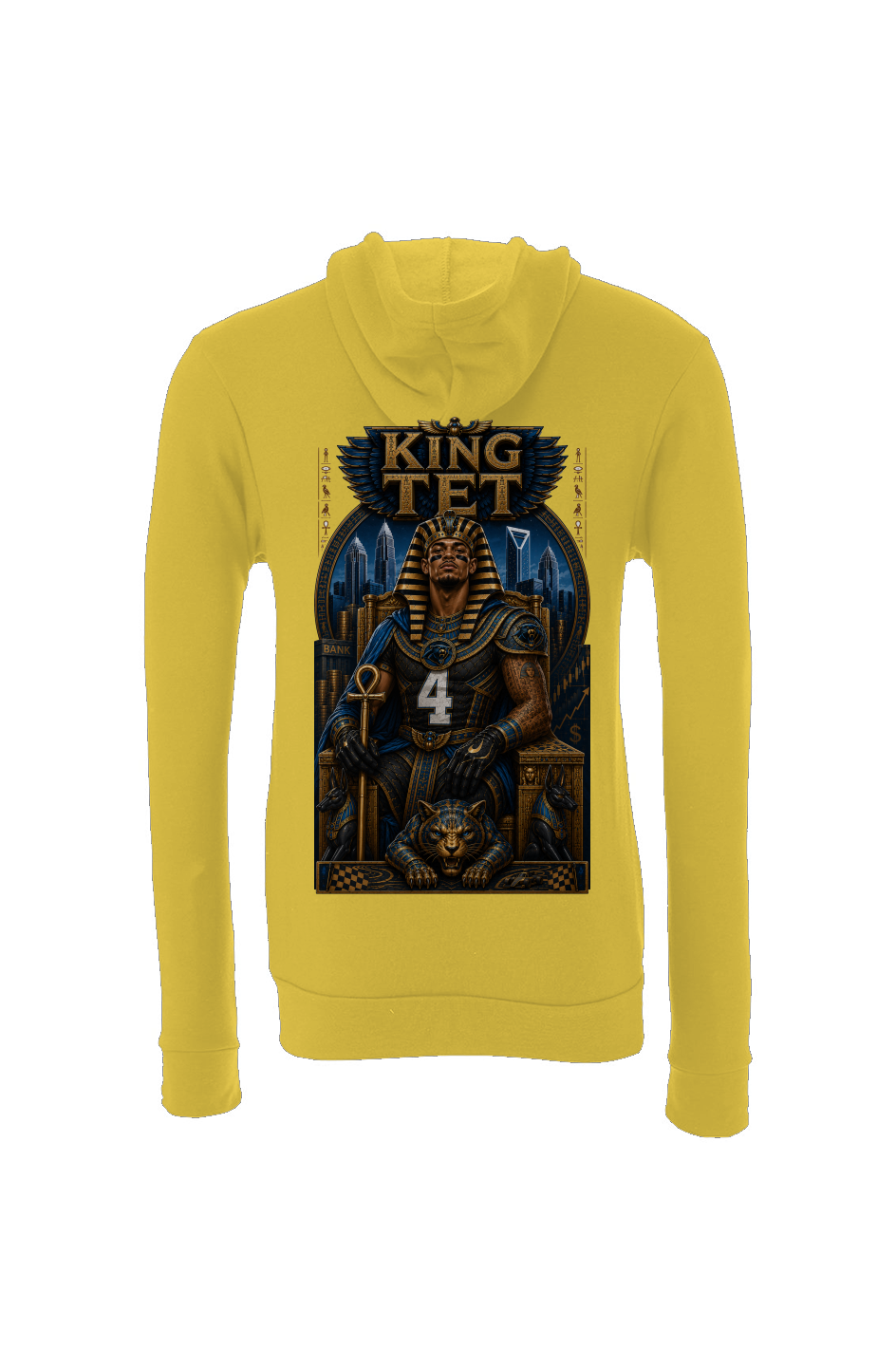 Tetairoa McMillan is King Tet Carolina Panthers Fantasy Football Sponge Fleece Hoodie