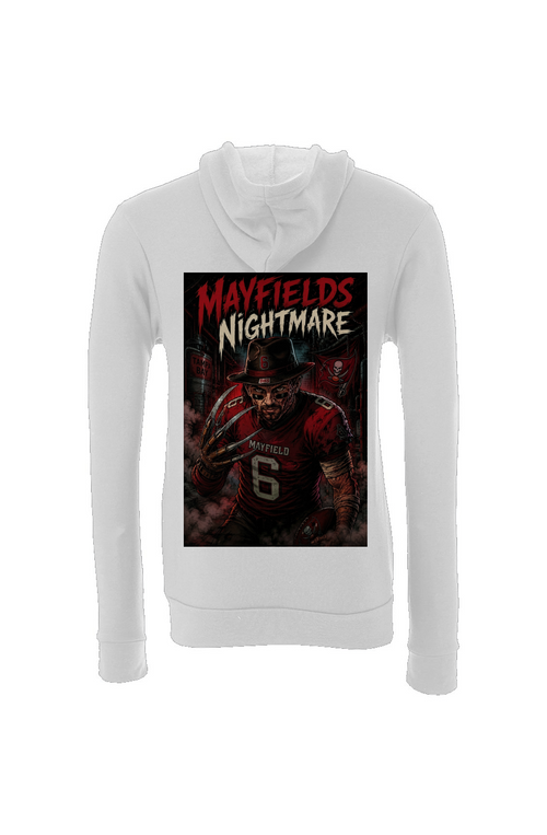 Baker Mayfield is Freddy Krueger - Tampa Bay Buccaneers Fantasy Football Sponge Fleece Hoodie