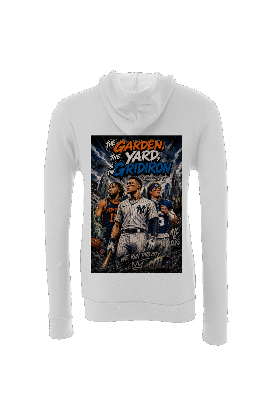 Brunson, Dart & Judge -- 3 Kings of New York Fantasy Sports Sponge Fleece Hoodie