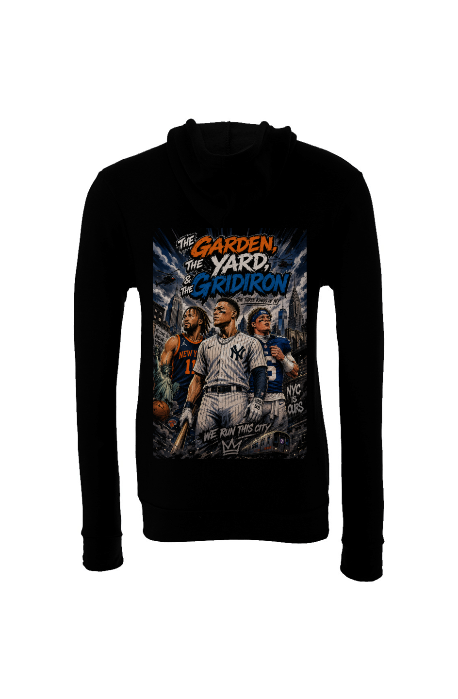 Brunson, Dart & Judge -- 3 Kings of New York Fantasy Sports Sponge Fleece Hoodie