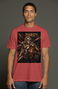 Brock Purdy is the Golden Arm - 49ers Fantasy Football triblend t shirt