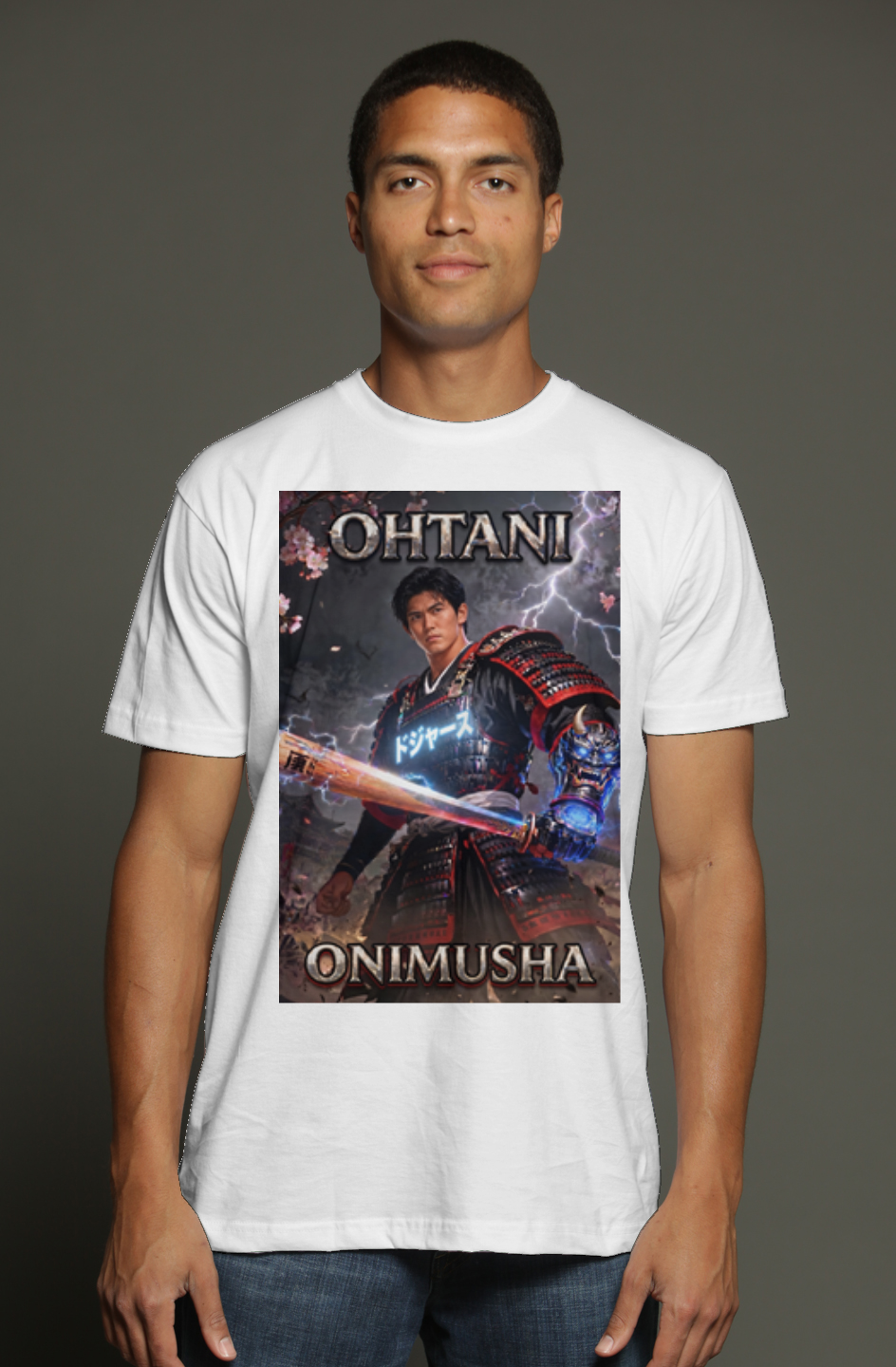 Shohei Otani Onimusha - LA Dodgers Fantasy Baseball triblend t shirt