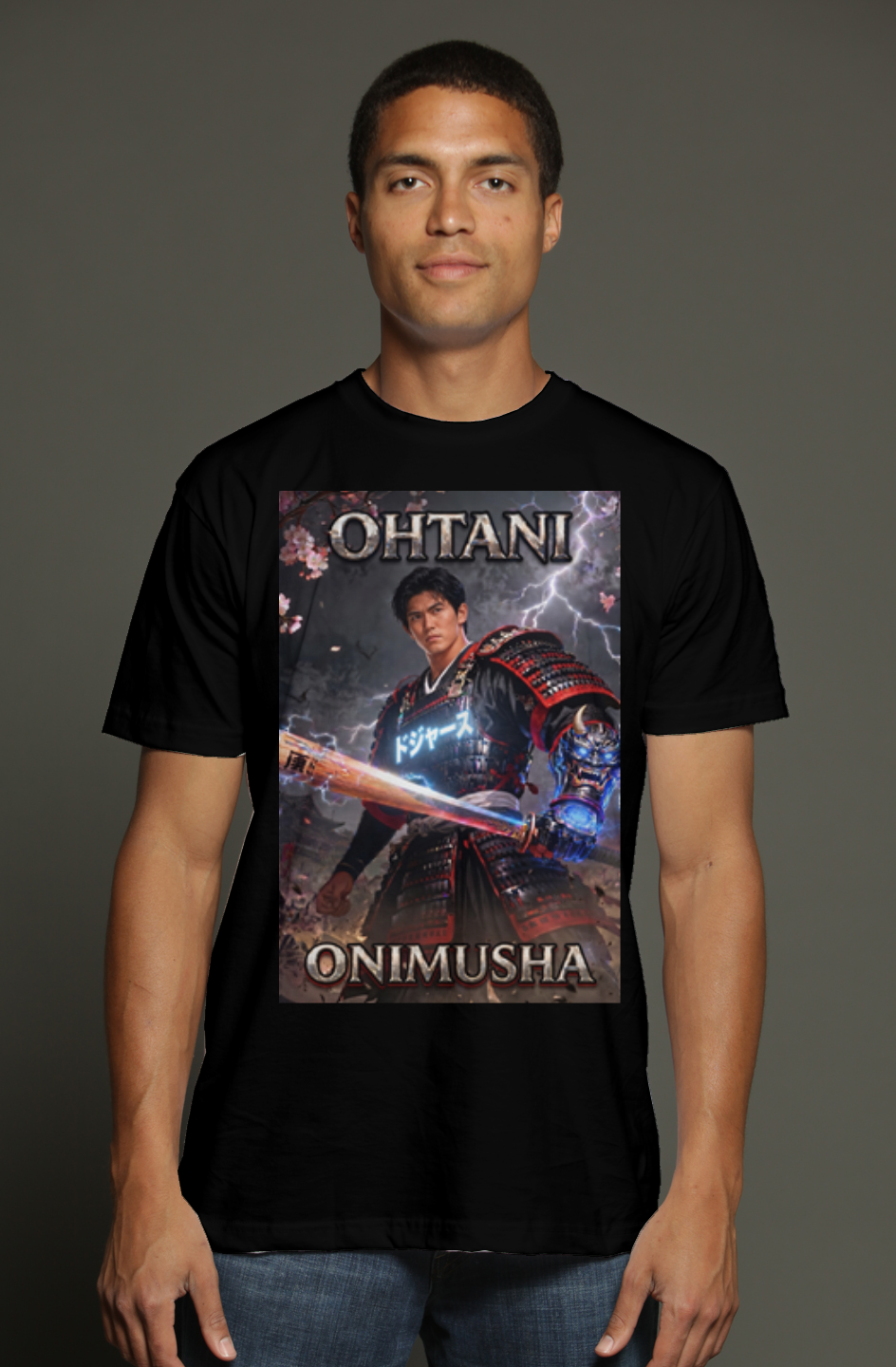 Shohei Otani Onimusha - LA Dodgers Fantasy Baseball triblend t shirt