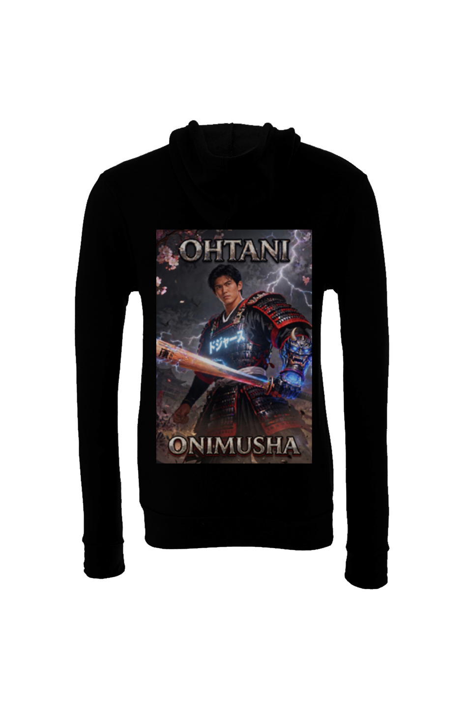 Shohei Otani Onimusha - LA Dodgers Fantasy Baseball Sponge Fleece Hoodie