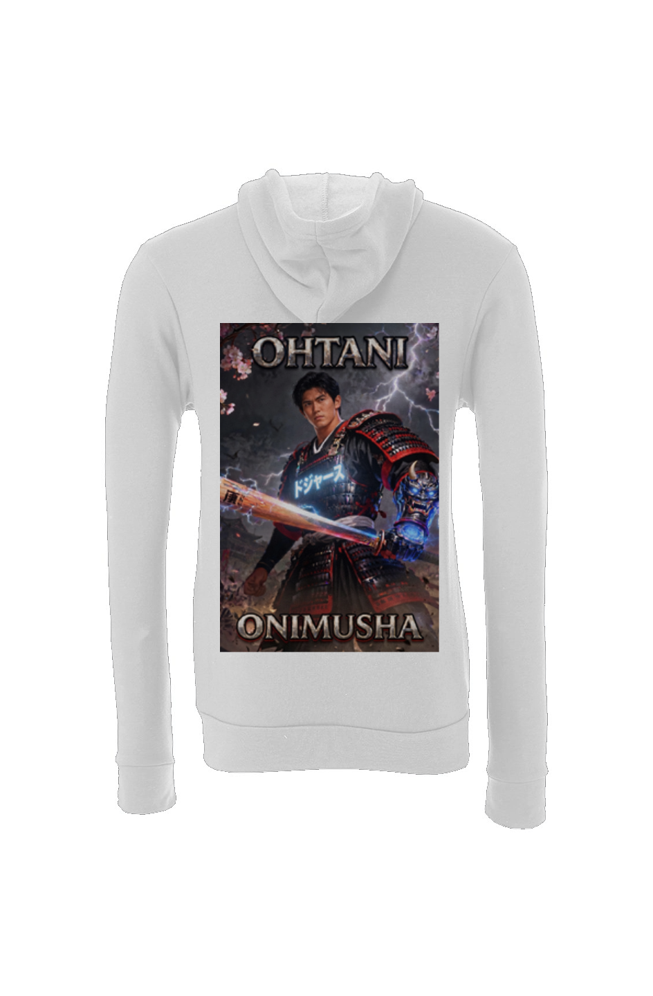 Shohei Otani Onimusha - LA Dodgers Fantasy Baseball Sponge Fleece Hoodie