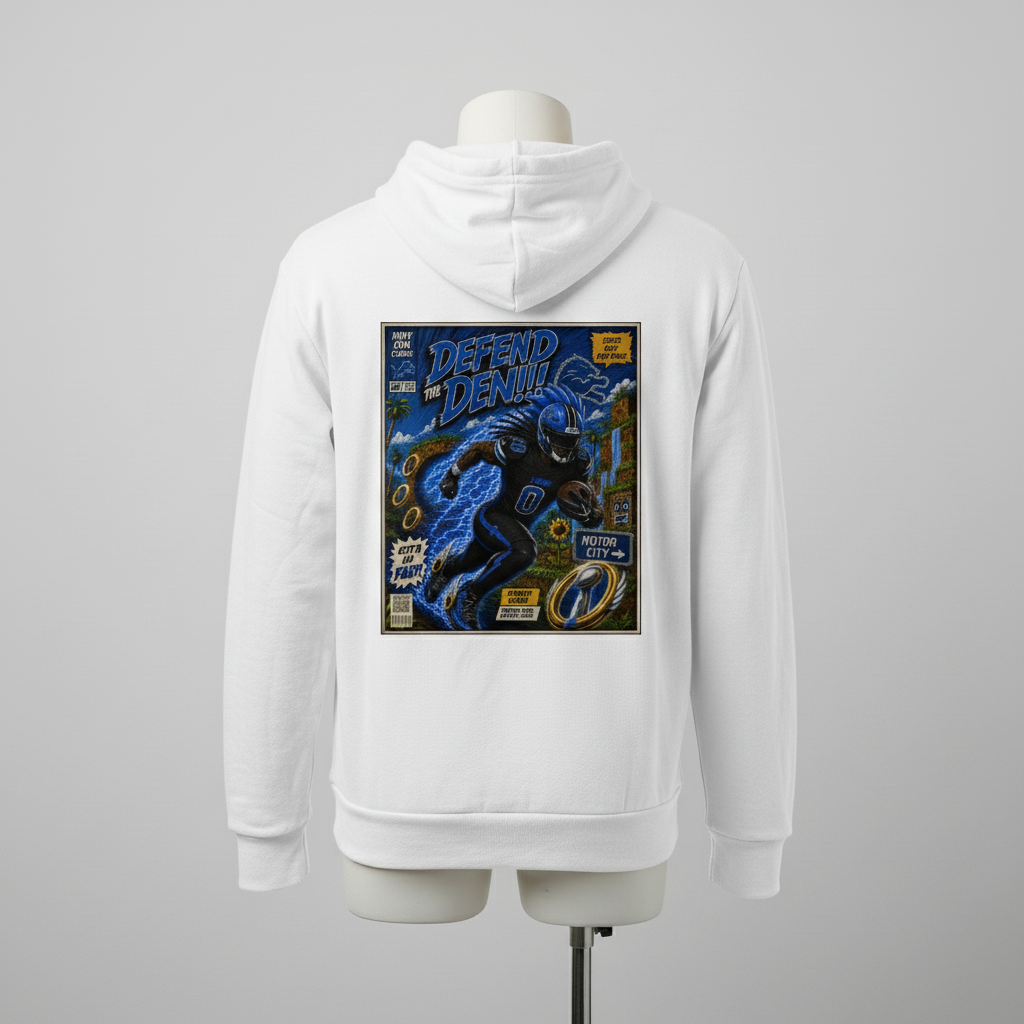 Jahmyr Gibbs is Sonic Fantasy Football Sponge Fleece Hoodie — Version 1