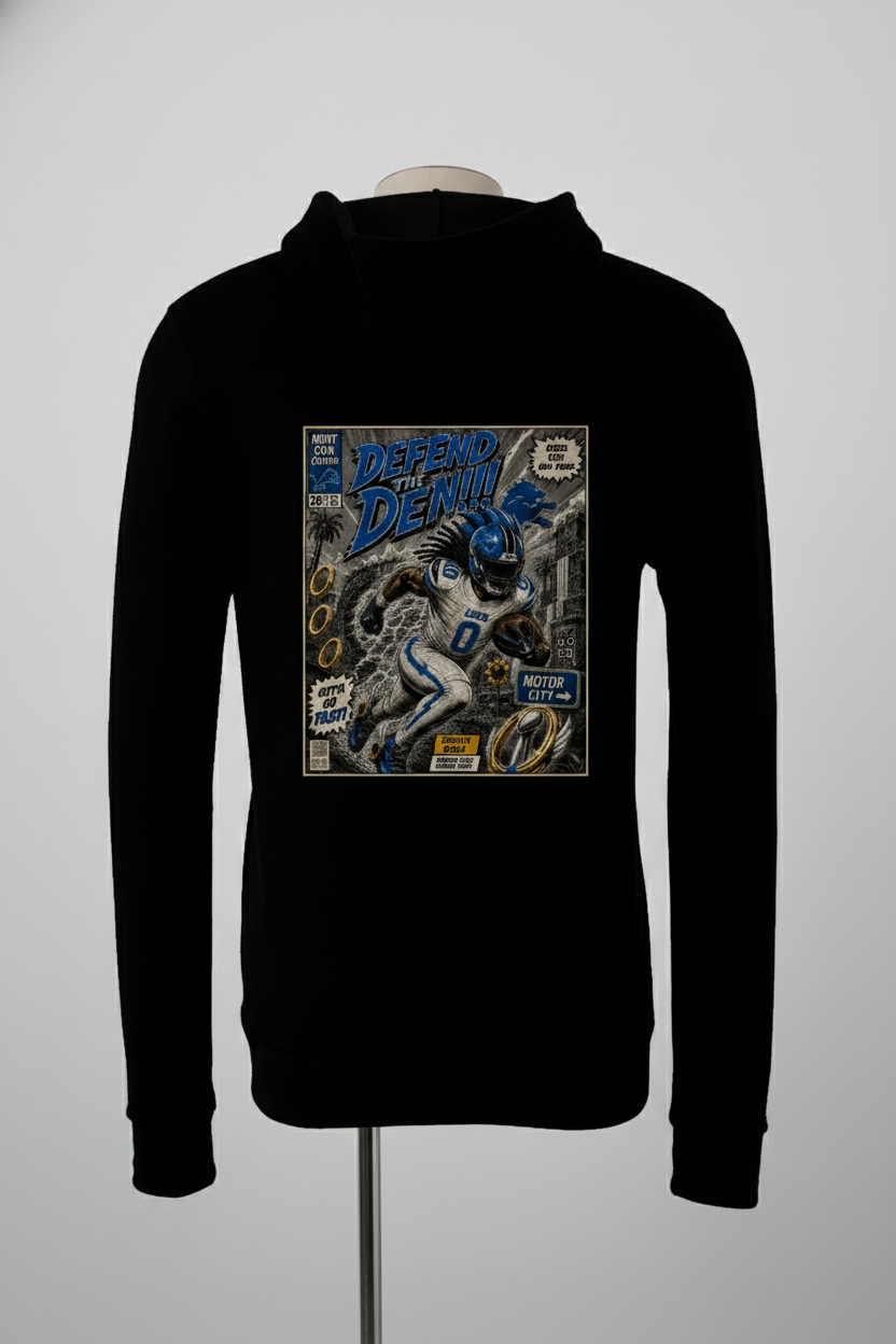 Jahmyr Gibbs is Sonic Fantasy Football Hoodie — Version 3