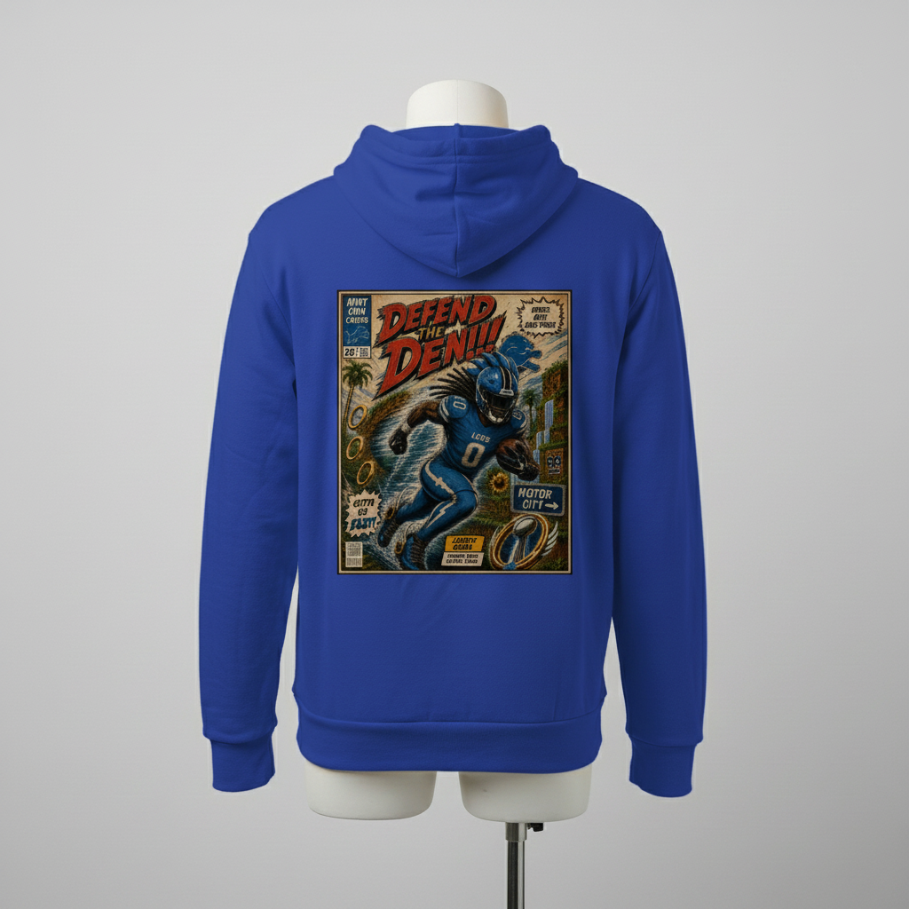 Jahmyr Gibbs is Sonic Fantasy Football Sponge Fleece Hoodie — Version 2