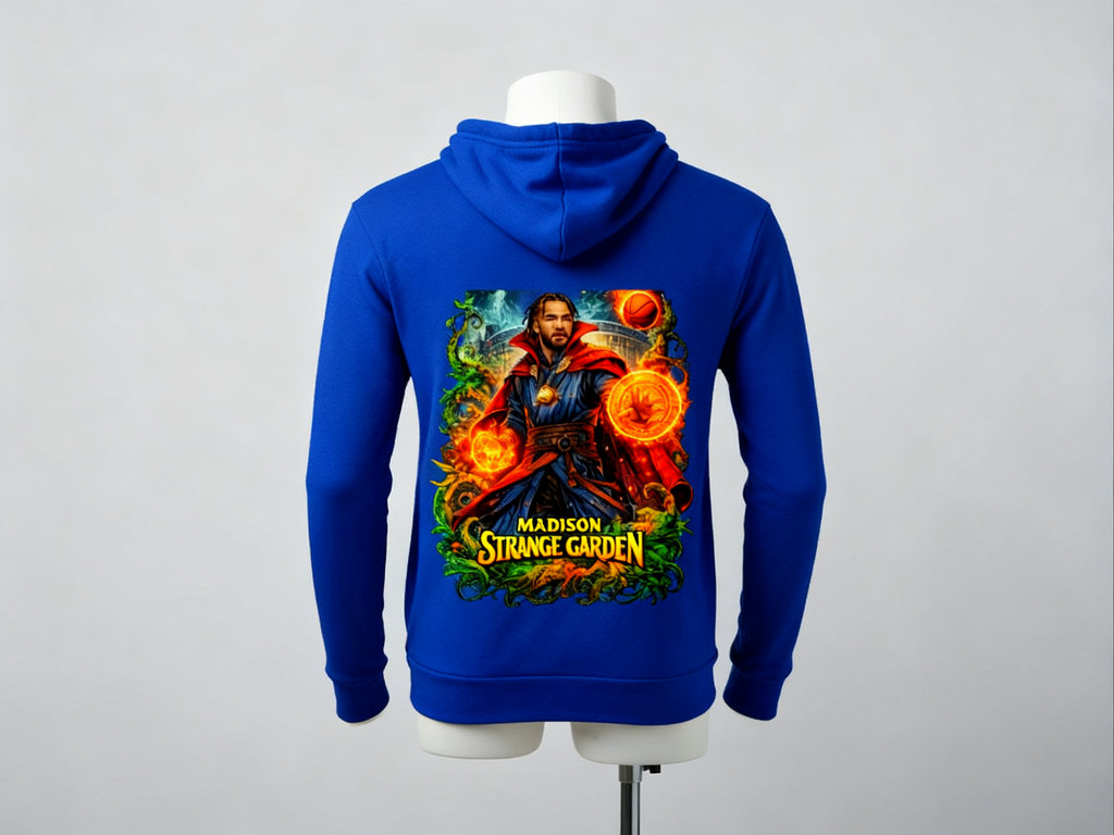 Jalen Brunson Dr. Strange Marvel Fantasy Basketball Hoodie | Sponge Fleece Full Zip