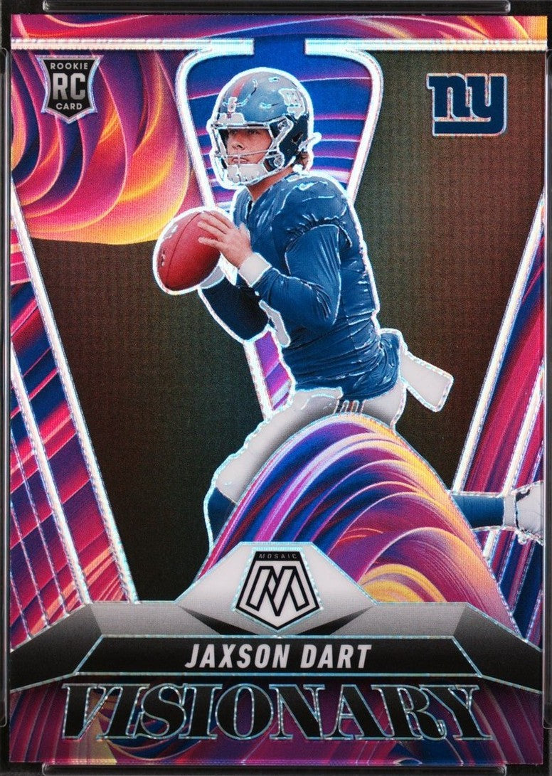 2025 Panini Mosaic - Visionary Jaxson Dart #18 (RC)